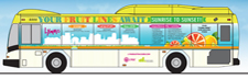 Grapefruit Line Bus