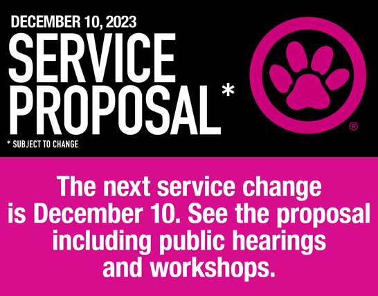 Black and pink service change image