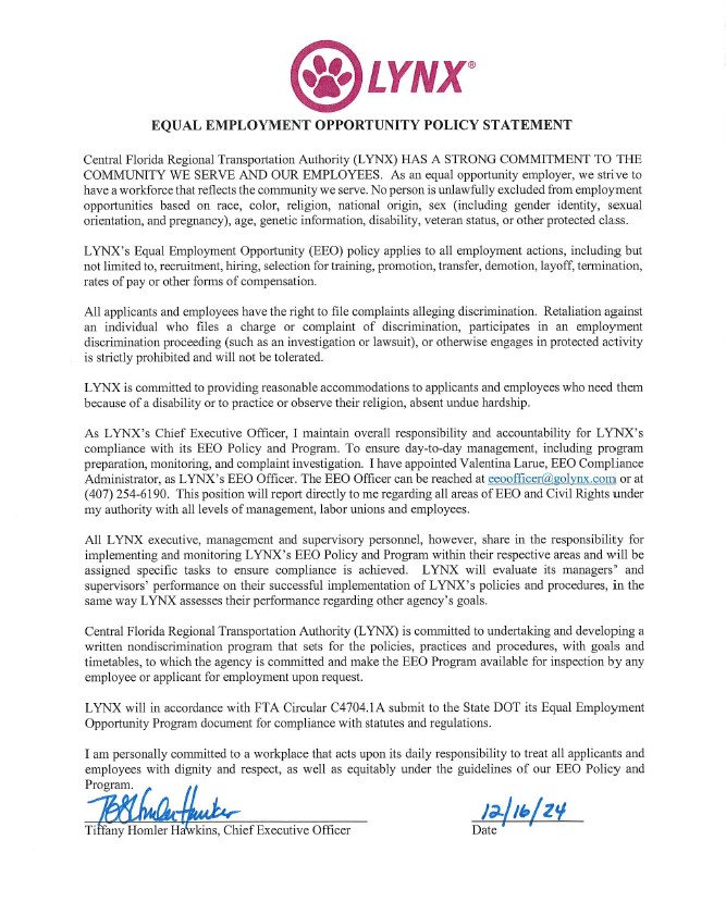 Equal Employment Opportunity Policy